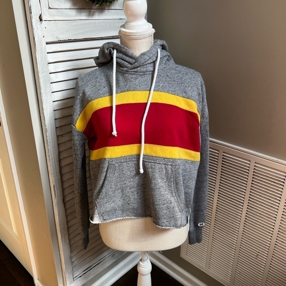 Abercrombie & Fitch Tops - Abercrombie & Fitch USC Trojan Color Block Hoodie.  Size XS.  Kangaroo pocket